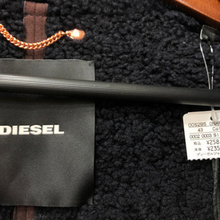diesel ディーゼル リアルムートンコート 新品 定価25万 レディースL