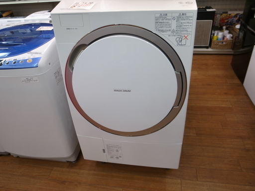 東芝 11kg/7kgドラム式洗濯乾燥機 TW-117X3R 2015年製【モノ市場東浦店】