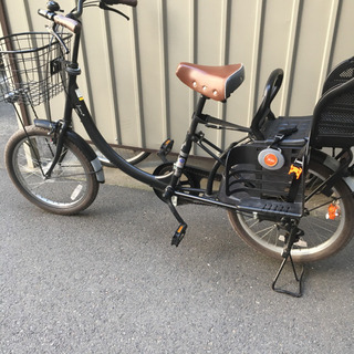 子供乗せ自転車 20インチ 黒 ブラック マット 【公式通販】