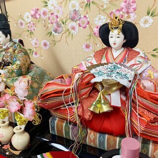R*985 極美品★雛人形 親王飾り 幸い雛 内田陽幸 ひな祭り ひな人形