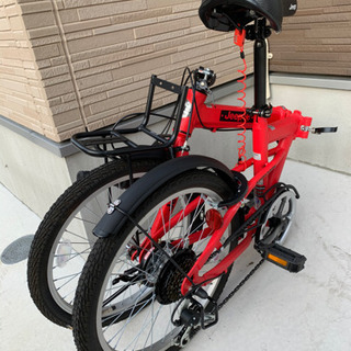 【25日15時まで】ZEEP 6段変速折りたたみ自転車　20JE-206G 値下げしました