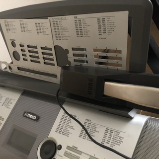 YAMAHA キーボード PSR-E403 スタンド 譜面立て コルグ製ミュート