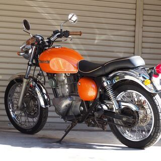 実働車 カワサキ エストレア RS 2000年式 BJ250A 希少 オレンジ キャブ