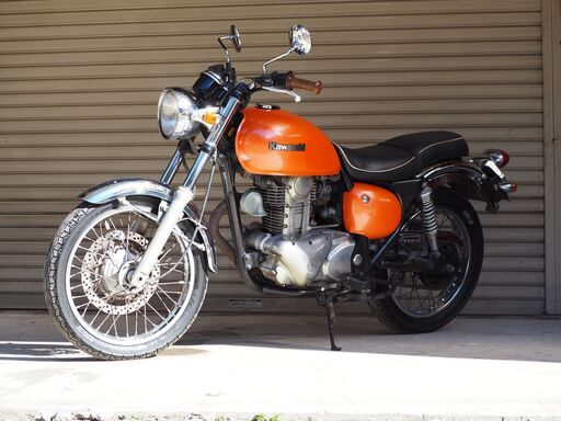実働車 カワサキ エストレア RS 2000年式 BJ250A 希少 オレンジ