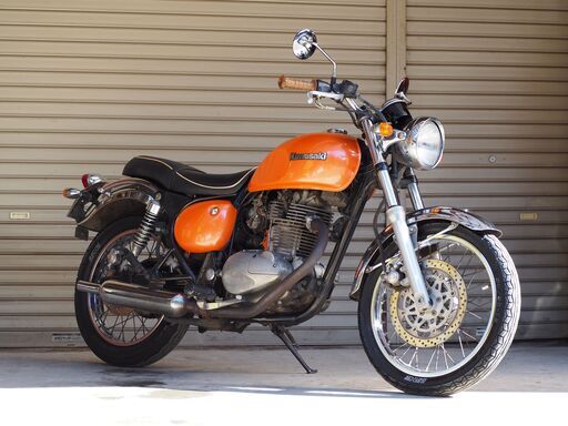 実働車 カワサキ エストレア RS 2000年式 BJ250A 希少 オレンジ 実働車 カワサキ エストレア RS 2000年式 BJ250A 希少 オレンジ