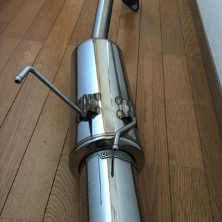 【発送可】ホンダ　フィットRS　GE8 マフラー　車検対応　登録認定書　取説あり　ツヤあり　美品　