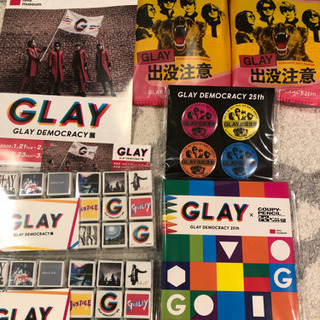 GLAY デモクラシー展グッズ　大阪会場限定クーピー等