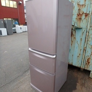 ☆3D簡易清掃済み☆2013年製☆MITSUBISHI 三菱 335L冷蔵庫 MR-C34W-P
