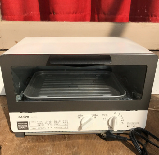 ワイドオーブントースター Sanyo 日和 佐賀のキッチン家電 オーブントースター の中古あげます 譲ります ジモティーで不用品の処分 ワイドオーブントースター Sanyo 日和 佐賀のキッチン家電 オーブントースター の中古あげます 譲ります ジモティーで不用品の処分