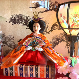 静風作 三五親王 雛飾り