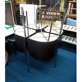 〇 札幌【IKEA 4人掛けダイニングセット FUSION】幅83cm 省