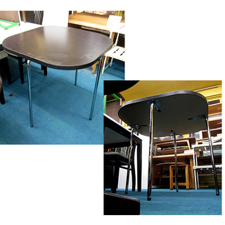 〇 札幌【IKEA 4人掛けダイニングセット FUSION】幅83cm 省スペース