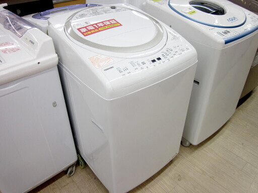 安心の1年保証付！2017年製 8.0kg SHARP(シャープ)「AW-8V5」縦型洗濯乾燥機です！