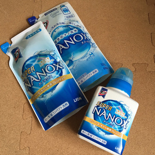 洗濯洗剤 トップ ナノックス ボトルと詰替用2P