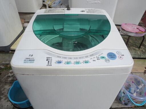 ナショナル洗濯機7キロ　NA-F70PX5　2004年製　夜8時半まで営業中！