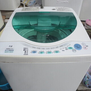 ナショナル洗濯機7キロ　NA-F70PX5　2004年製　夜8時...