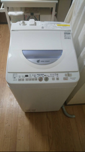 No.57 SHARP 5.5kg洗濯機　乾燥機能付き　2013年製