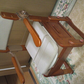 未使用ポータブルトイレ＞Panasonic家具調トイレ座楽 ソフト便座タイプ  