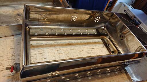 210208☆SOLD OUT☆おでん鍋（業務用）【中古／美品】LPガス ステンレス 6