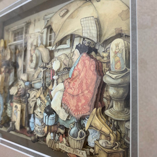 中古 □ANTON PIECK アントンピック シャドーボックス 3D立体画