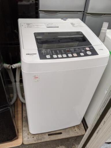 洗濯機 ハイセンス 2016年製 5.5kg HW-E5501 【安心の3ヶ月保証★送料に設置込】