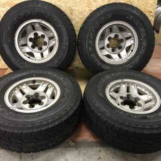 BS DUELER A/T 31X10.50R15LT 6PR】夏タイヤ 4本【トヨタ 純正ホイール 
