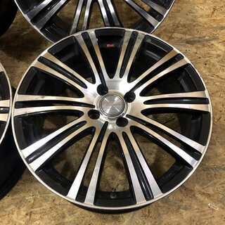 Weds LEONIS 社外ホイール 17インチ 4本 7J4HPCD100+42 アクア ヴィッツ デミオ ノート等　(VHE29) クレジットカード QR決済可能