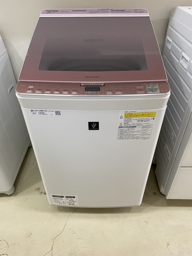 洗濯機 シャープ SHARP ES-PX8C 2018年製 8.0kg／4.5kg 中古品