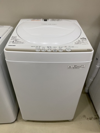 洗濯機 東芝 TOSHIBA AW-4S2(W) 2015年製 4.2kg 中古品②