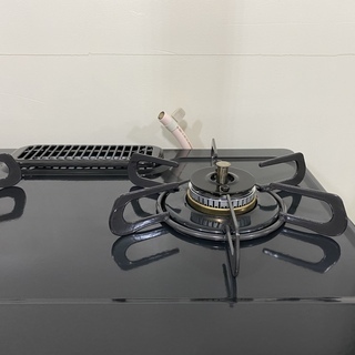 ガステーブル パロマ Paloma IC-S37BM-L 黒×茶 2018年製 都市ガス用