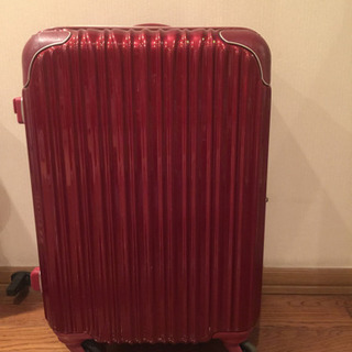 無料‼️ 小型 スーツケース 赤 