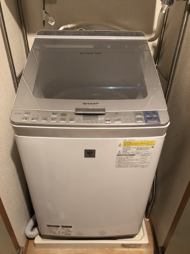 美品】乾燥機付き洗濯機譲ります.SHARP ES-GX850-S - 電話、ＦＡＸ