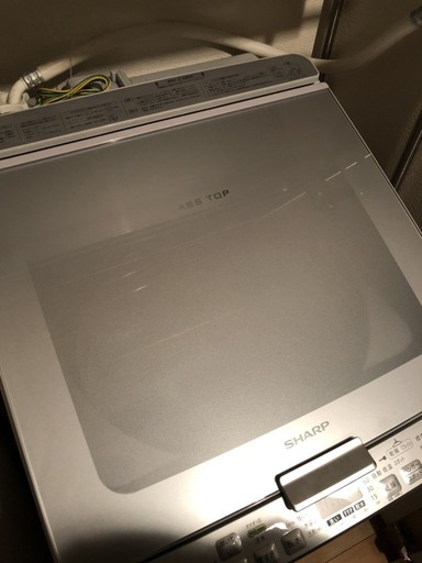 【美品】乾燥機付き洗濯機譲ります.SHARP ES-GX850-S