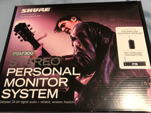 【新品未使用】SHURE PSM300 デジタル イヤーモニターセット イヤモニ