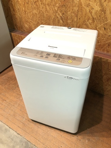 【管理KRS154】Panasonic 2016年 NA-F50B9 5.0kg 洗濯機 ②