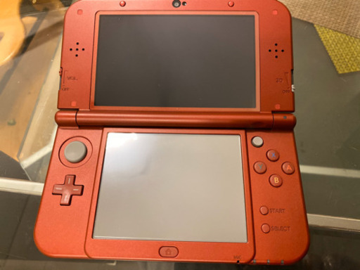 NEWニンテンドー3DSLL本体 メタリックレッド ACアダプター付き