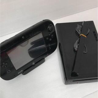 任天堂☆Wii U 黒 32GB 本体一式 マリオカート8 ハンドル2個☆セット ...