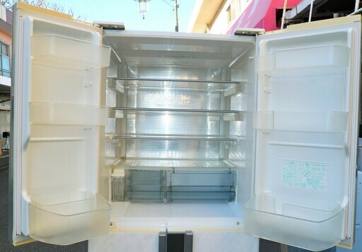 ☆シャープ SHARP SJ-HD50P-W 501L 大容量6ドアノンフロン冷凍冷蔵庫