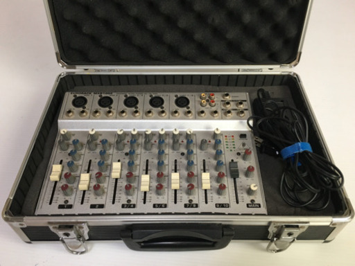 ＜美品＞BEHRINGER ベリンガー パワードミキサー EURORACK MXB 1002 ハードケース付き