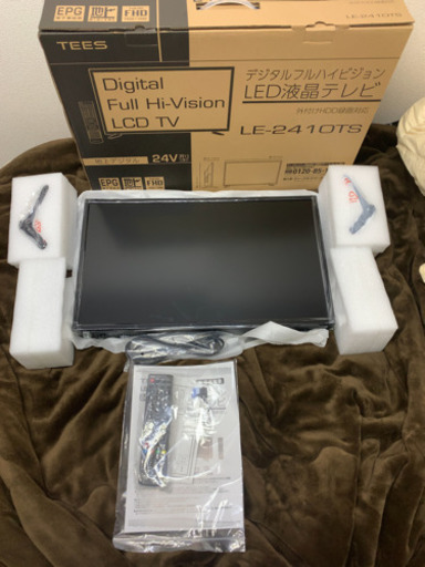 TEES / 【美品】24V型LED地上デジタルハイビジョン液晶テレビ LE-2410TS