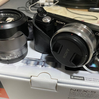 Sony ミラーレス一眼　NEX-5D ダブルレンズキット　ブラック