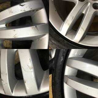 BS DUELER H/P SPORT 255/55R18】夏タイヤ 4本【アウディ純正ホイール 