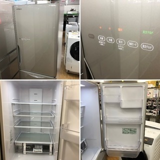 超美品【 HITACHI 】日立 315L ガラスタッチパネル3ドア 冷凍冷蔵庫