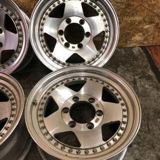 リバーサイド 16インチ 4本 8J6HPCD139.7+24 ランクル等　(VHC28) クレジットカード QR決済可能