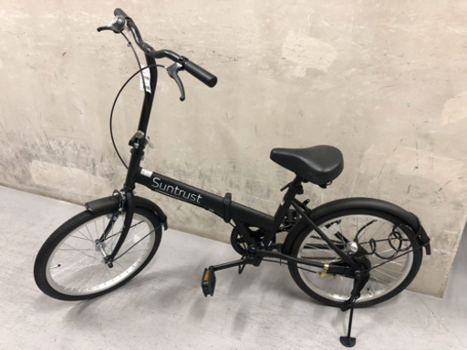 ※受渡予定者確定【未使用】折り畳み自転車　ブラック