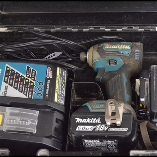 中古 マキタ 18V 6.0Ah TD170DRGX ブルー インパクトドライバー 6Ah