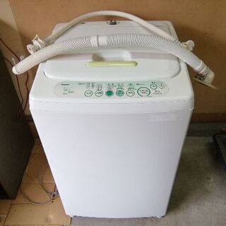 洗濯機　東芝製　５Kg用　白色