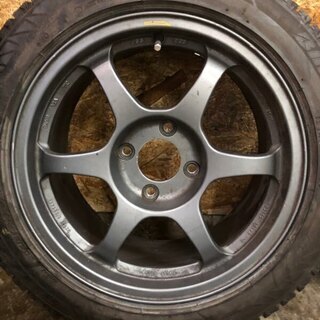 【BS BLIZZAK REVO-2 205/55R16】スタッドレス 2本【SSR SSF Type-C 16インチ 8J4H114.3PCD+35】希少　(VTH47) クレジットカード QR決済可能