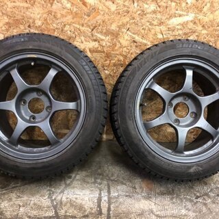 【BS BLIZZAK REVO-2 205/55R16】スタッドレス 2本【SSR SSF Type-C 16インチ 8J4H114.3PCD+35】希少　(VTH47) クレジットカード QR決済可能