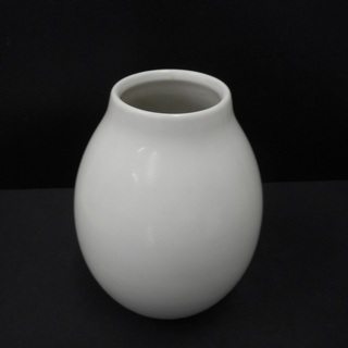 花瓶 花生 花器 陶器 陶印有 白色 高さ22cm 日本製 伝統...